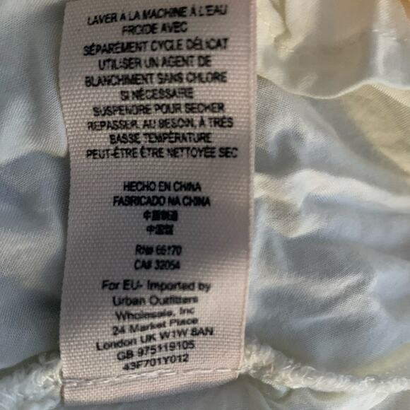 Free People Mini Dress Size 2 Y2K Part-Time Love Colorful Tie Front Cut Out - Picture 5 of 7